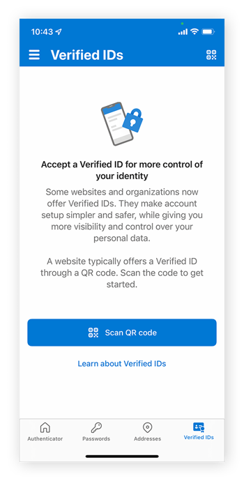 扫描 QR 码将 Google Authenticator 链接到账户