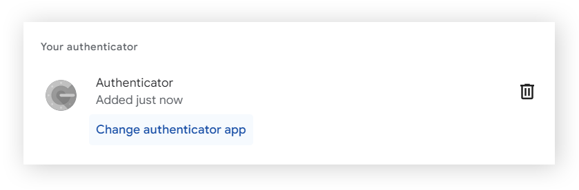 在账户 2FA 安全设置中将 Google 账户的 Authenticator密钥转移到新设备。
